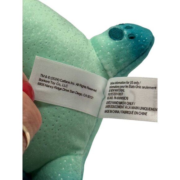 Aphmau 2024 MeeMeows Kim Cat 6" plush Glitter Edition Green Teal Sparkly - Picture 7 of 8